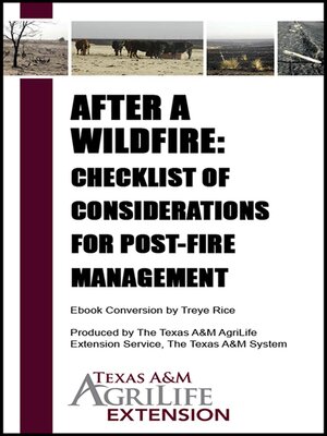 cover image of After a Wildfire